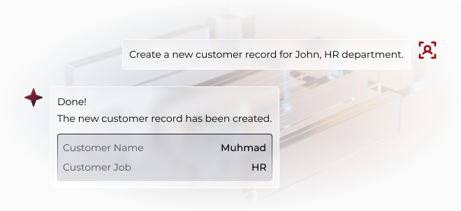 AI-powered development visual